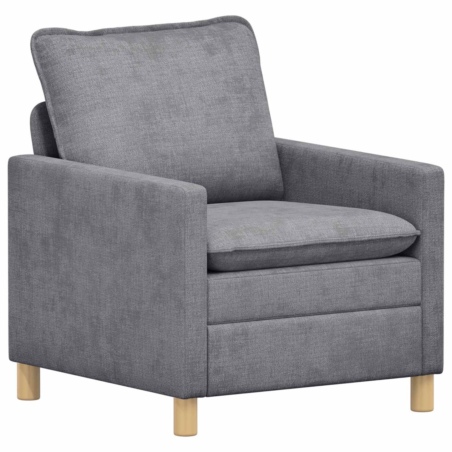 vidaXL Καναπές Ανοιχτό γκρι 76 x 81 x 87,5 εκ Πολυεστέρας