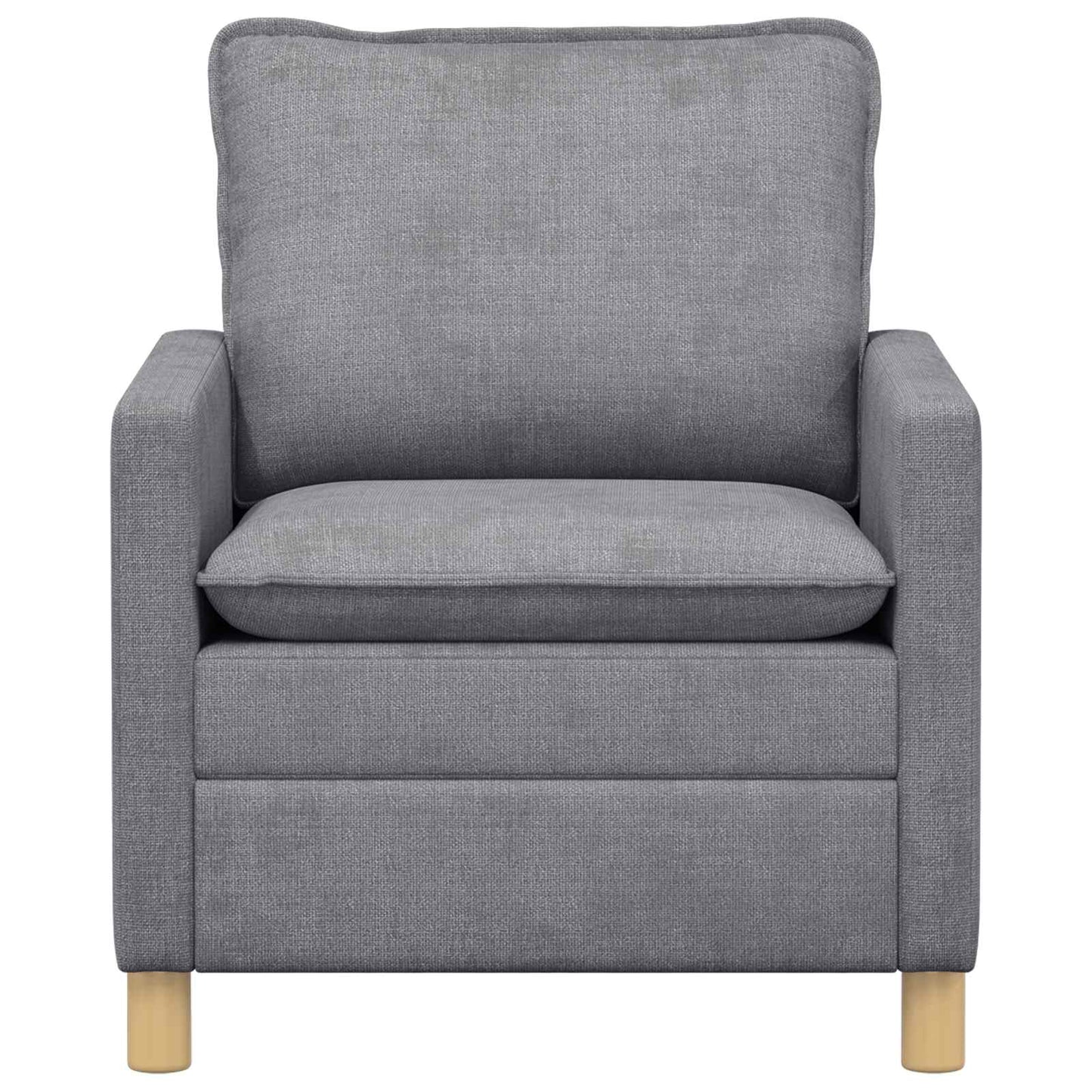 vidaXL Καναπές Ανοιχτό γκρι 76 x 81 x 87,5 εκ Πολυεστέρας