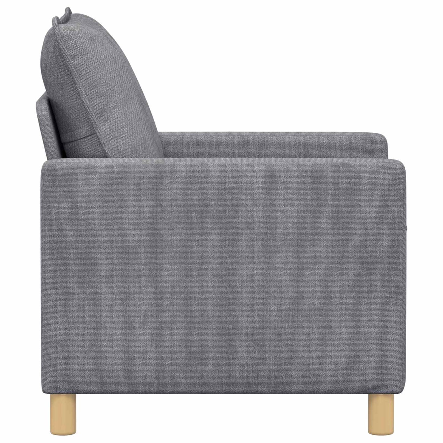 vidaXL Καναπές Ανοιχτό γκρι 76 x 81 x 87,5 εκ Πολυεστέρας