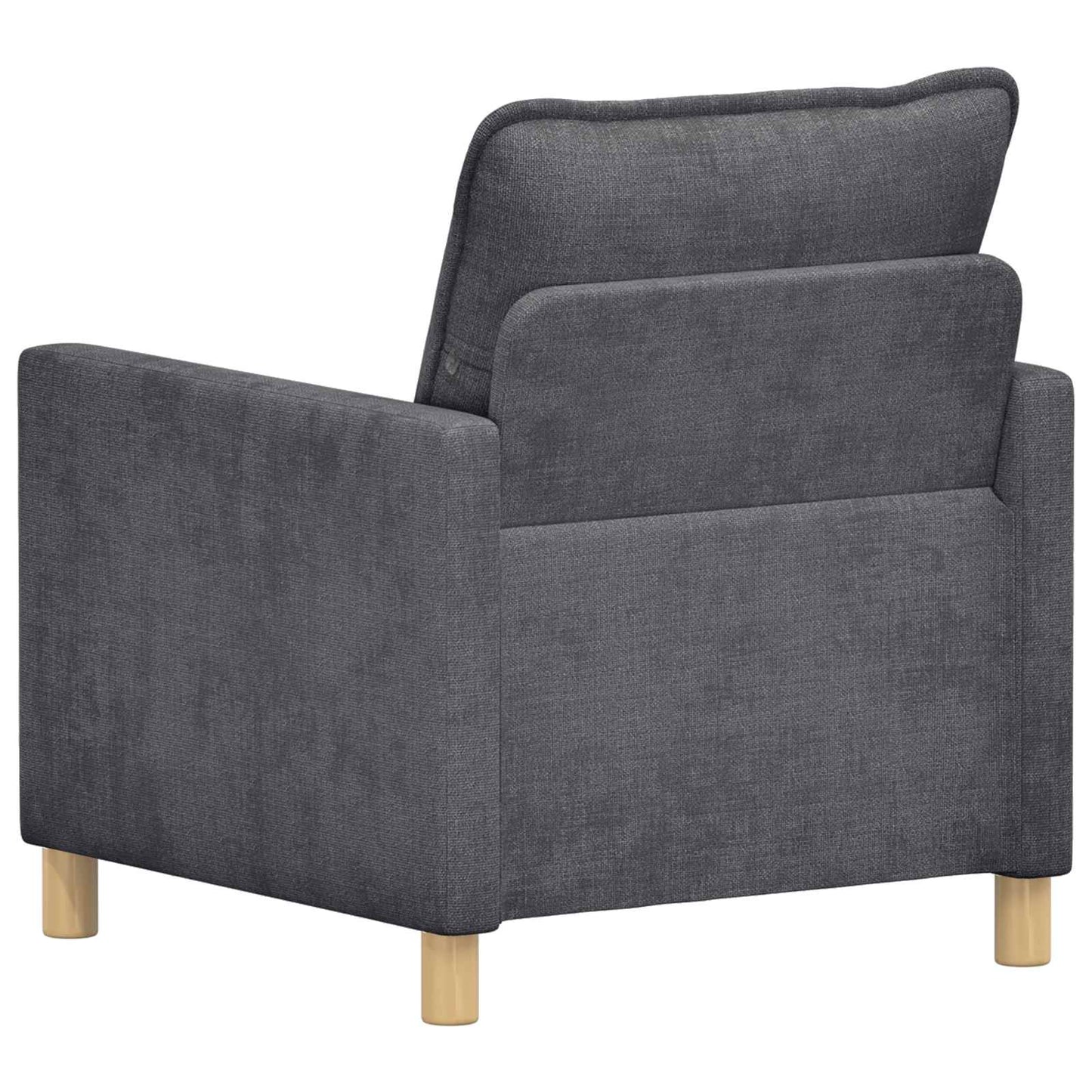vidaXL Καναπές Σκούρο Γκρι 76 x 81 x 87,5 εκ Πολυεστέρας