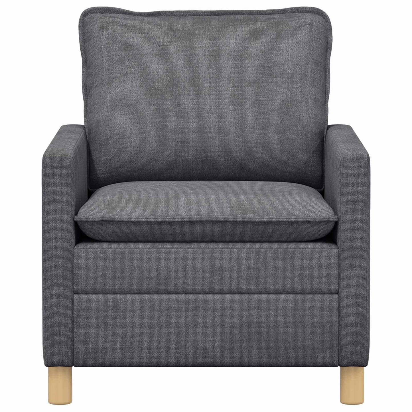 vidaXL Καναπές Σκούρο Γκρι 76 x 81 x 87,5 εκ Πολυεστέρας