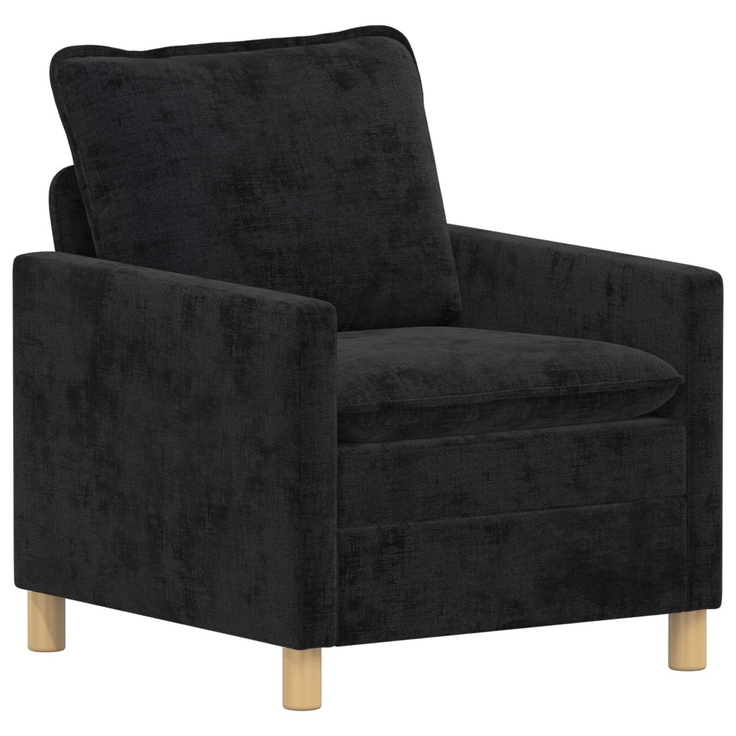 vidaXL Καναπές Μαύρο 76 x 81 x 87,5 εκ Πολυεστέρας