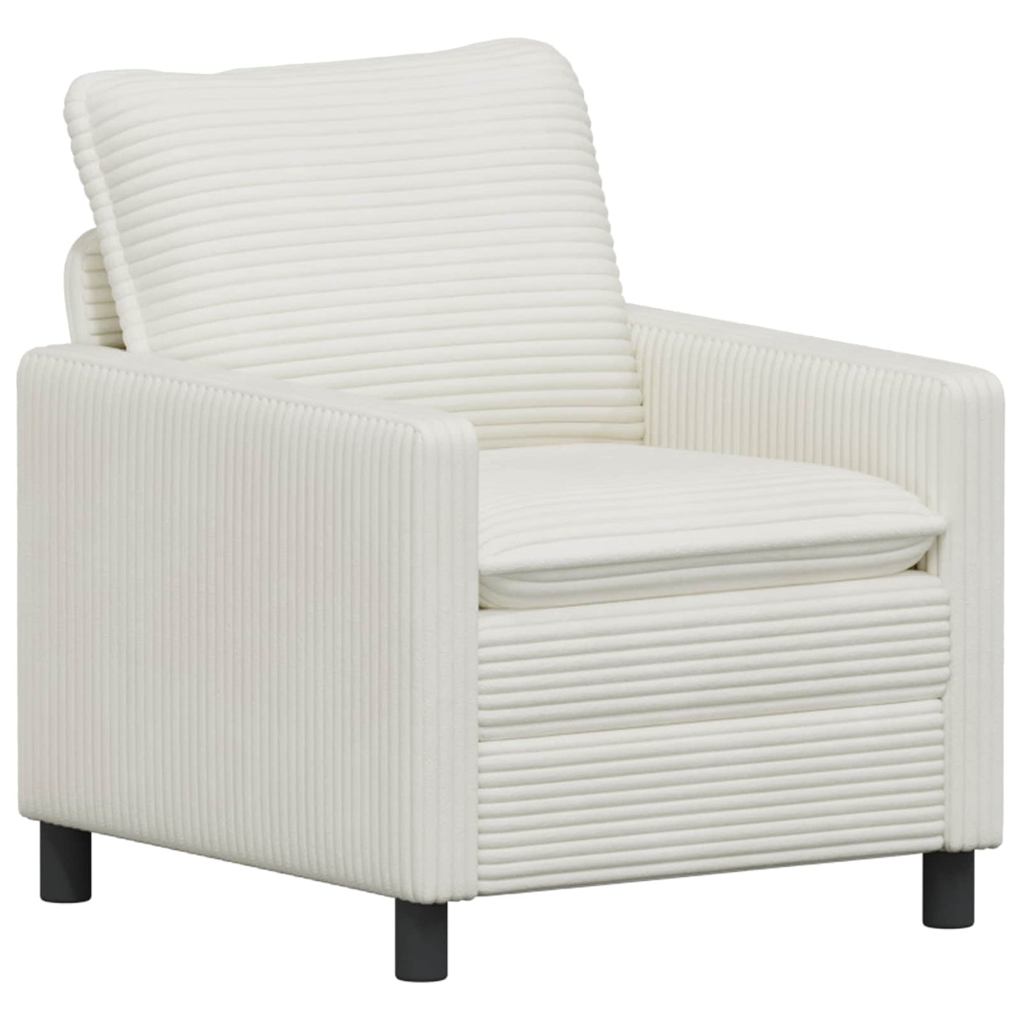 vidaXL Καναπές Κρεμ 76 x 81 x 87,5 εκ Πολυεστέρας