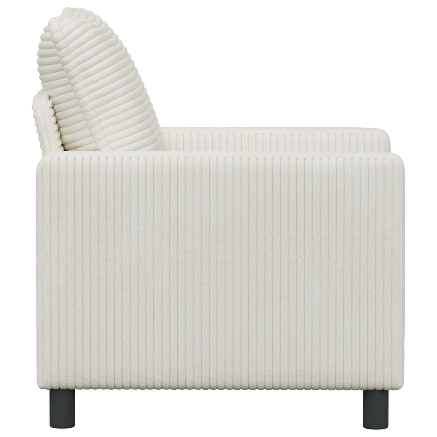 vidaXL Καναπές Κρεμ 76 x 81 x 87,5 εκ Πολυεστέρας