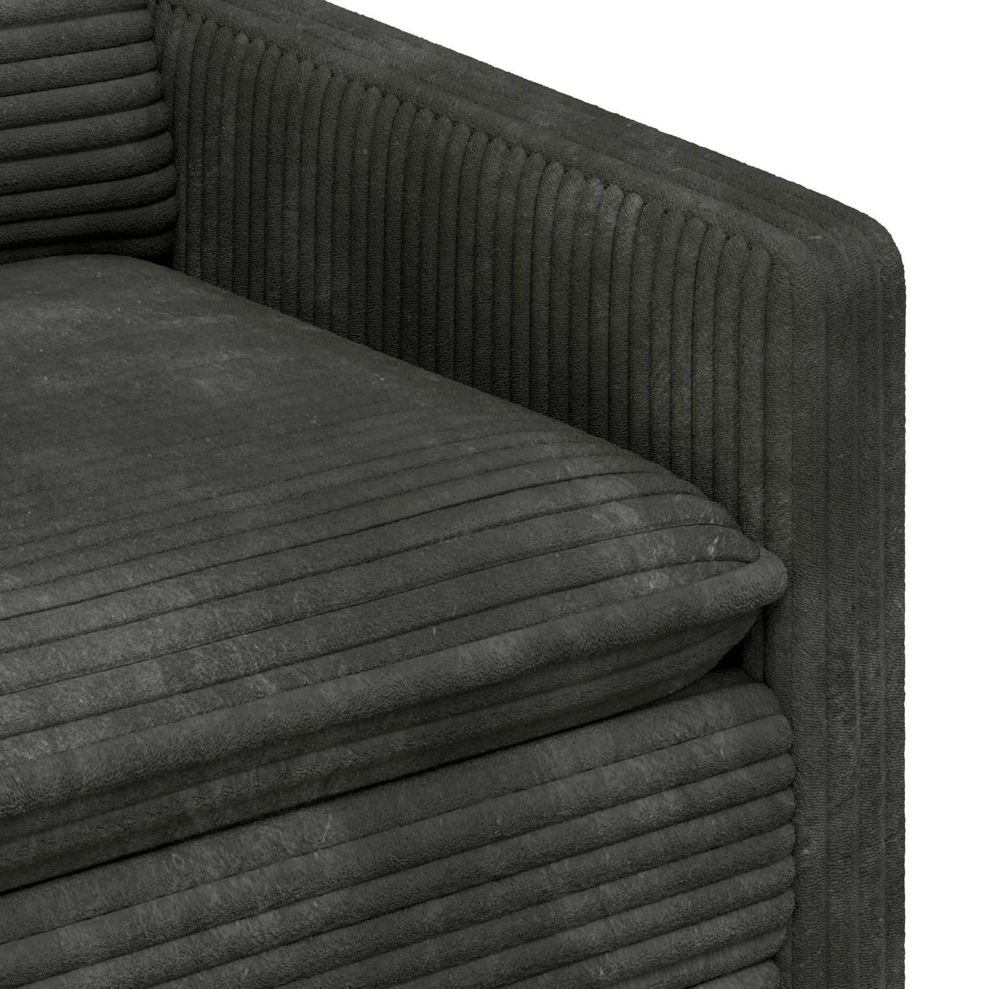 vidaXL Καναπές Ανθρακί 76 x 81 x 87,5 εκ Πολυεστέρας