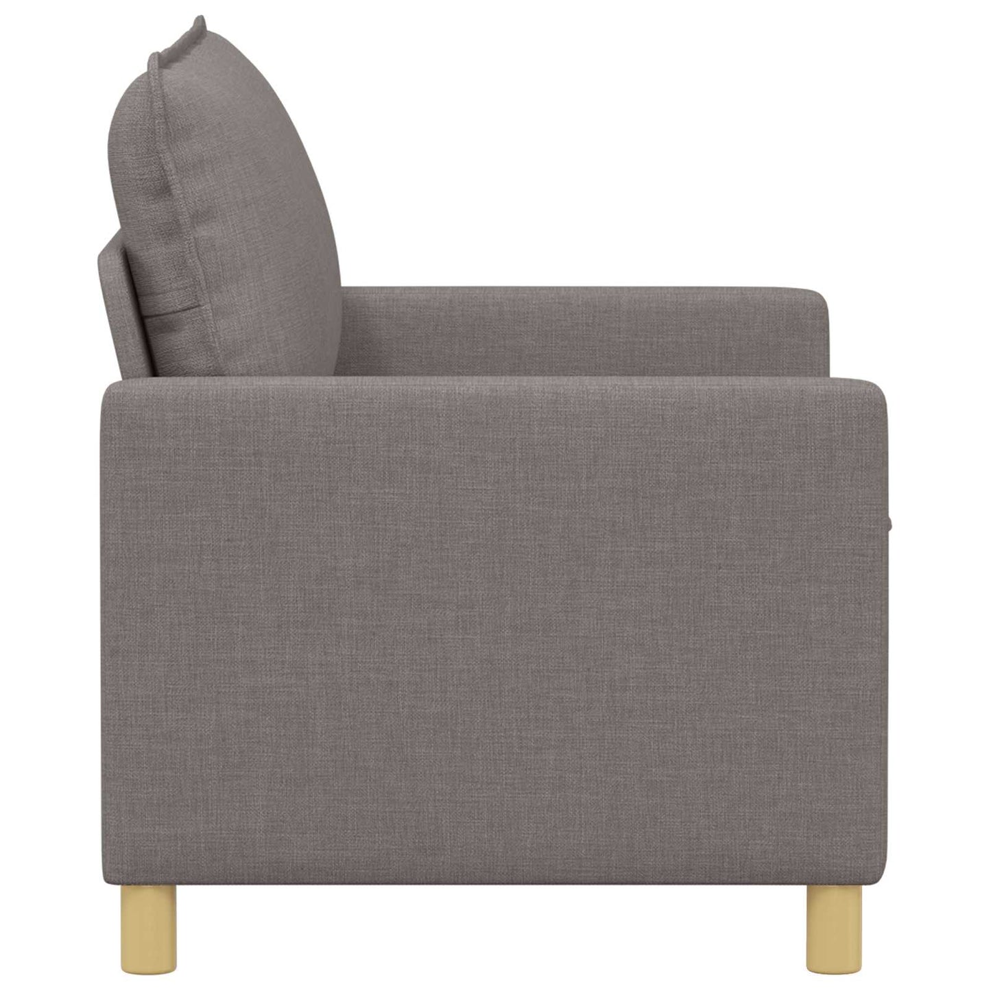 vidaXL Καναπές Taupe Ύφασμα