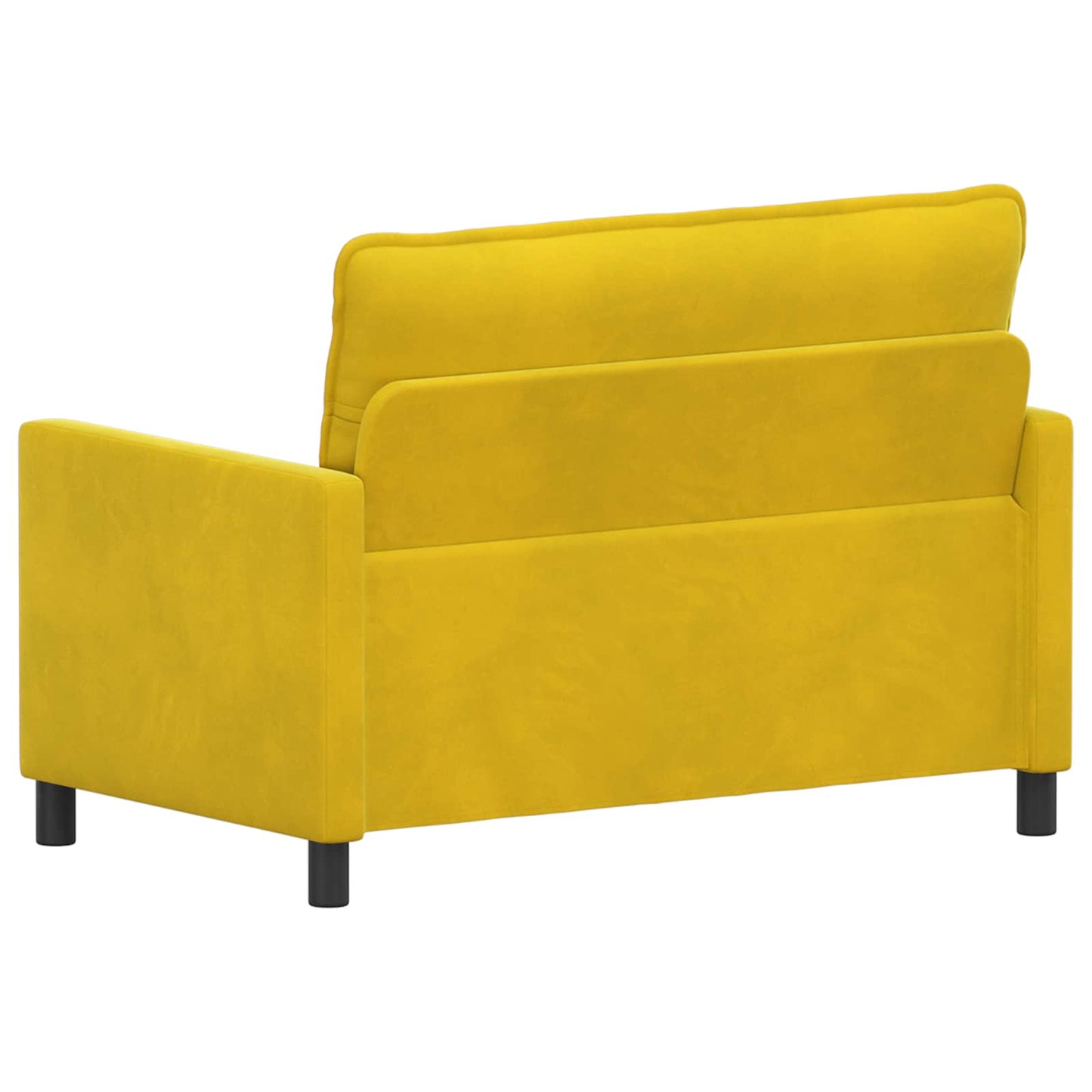 vidaXL Καναπές Κίτρινο 126 x 81 x 87,5 εκ Βελούδο