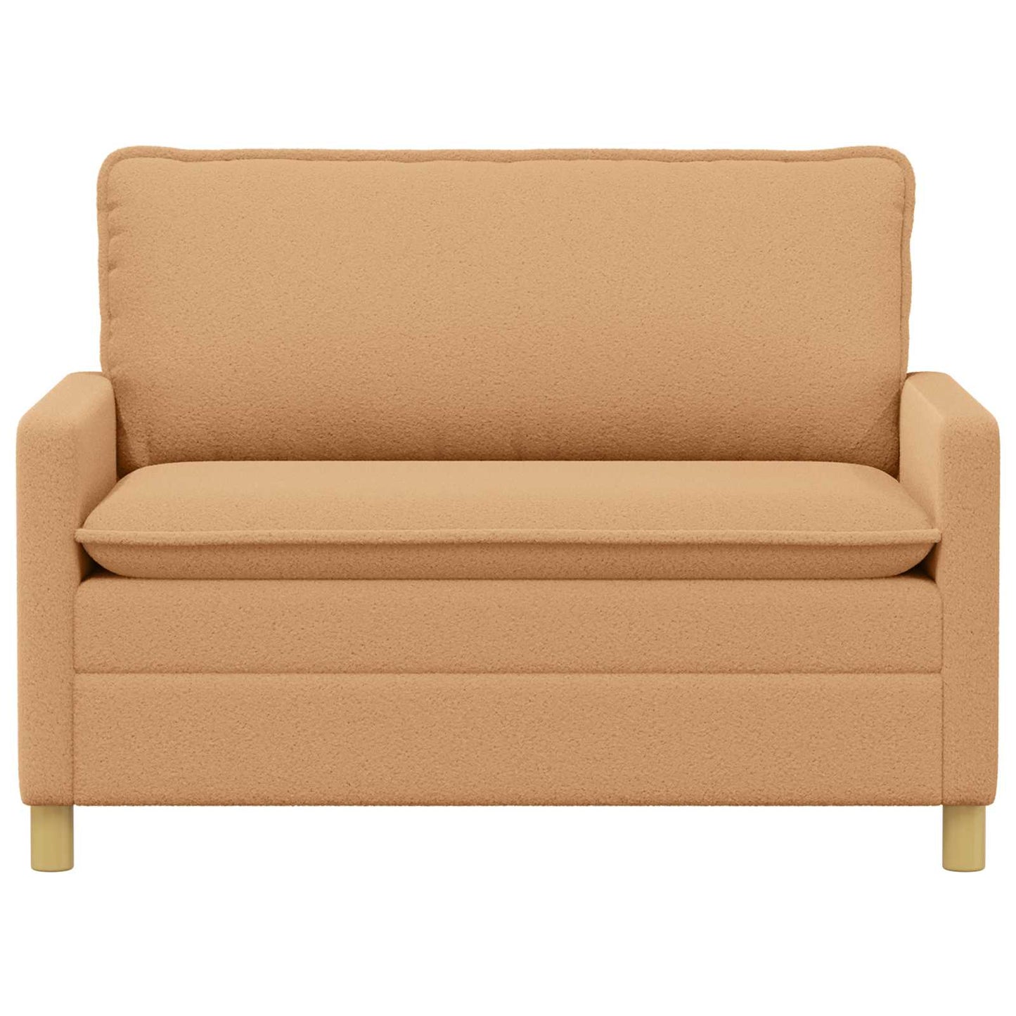 vidaXL Καναπές Μπεζ 126 x 81 x 87,5 εκ Ύφασμα
