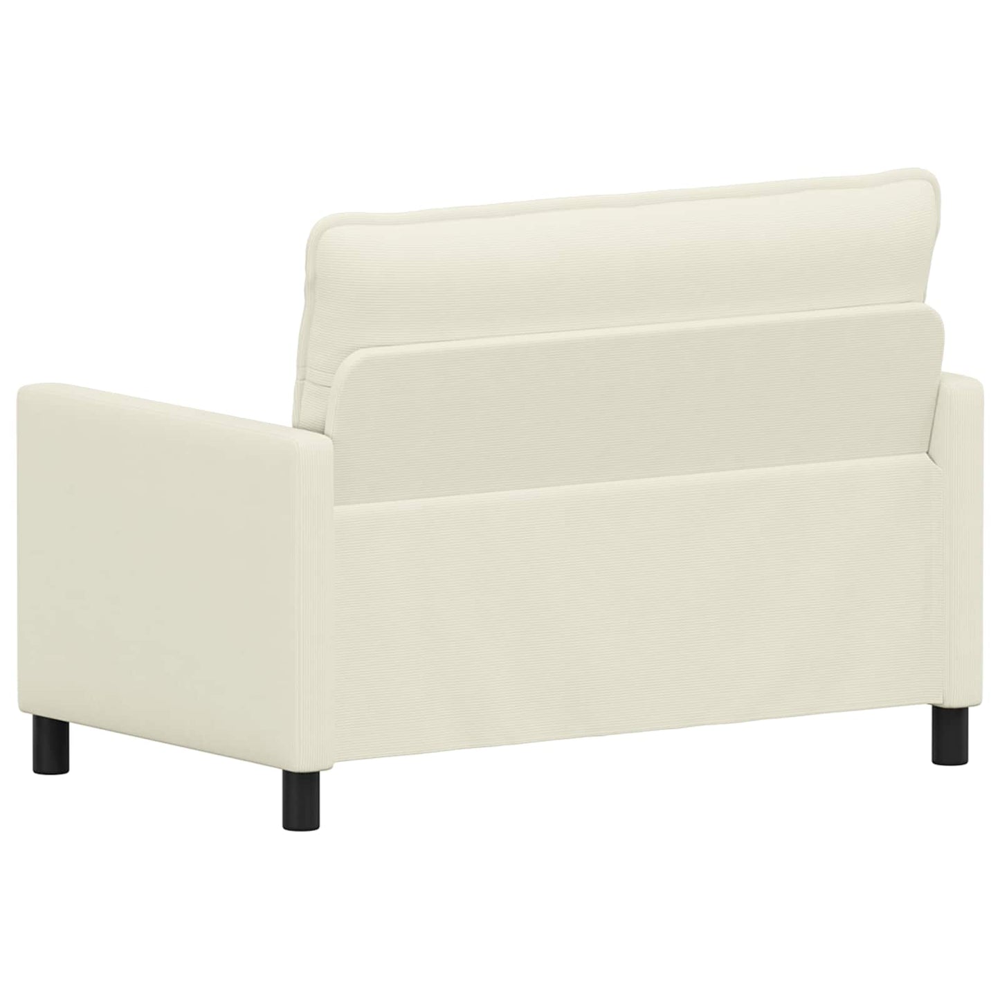 vidaXL Καναπές Κρεμ 126 x 81 x 87,5 εκ Ύφασμα
