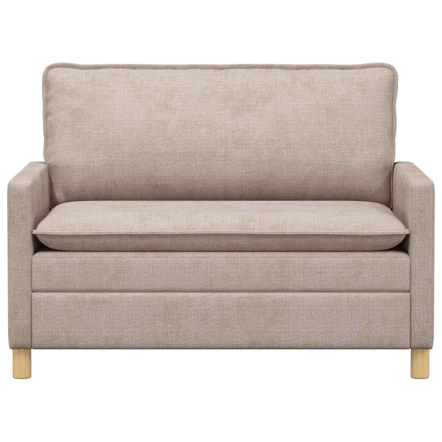 vidaXL Καναπές Μπεζ 126 x 81 x 87,5 εκ Πολυεστέρας
