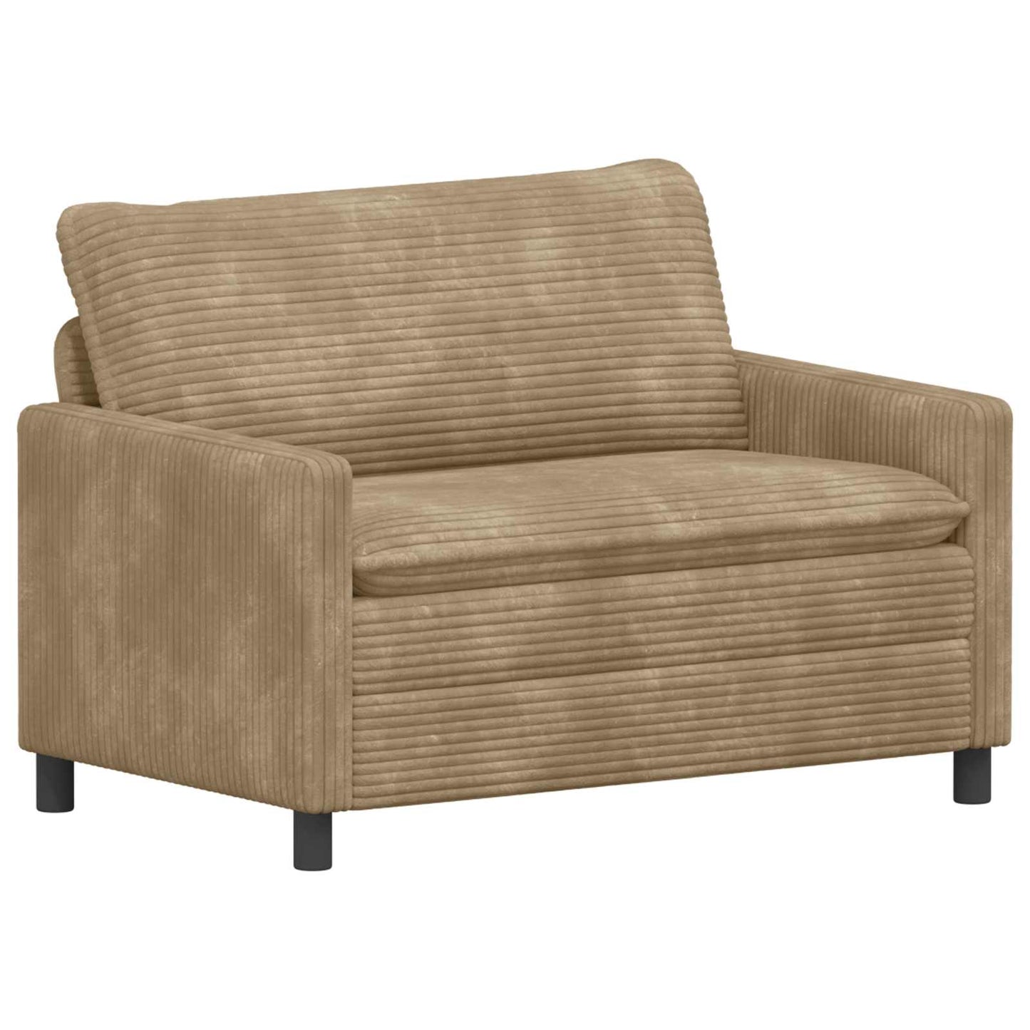 vidaXL Καναπές Taupe 126 x 81 x 87,5 εκ Πολυεστέρας