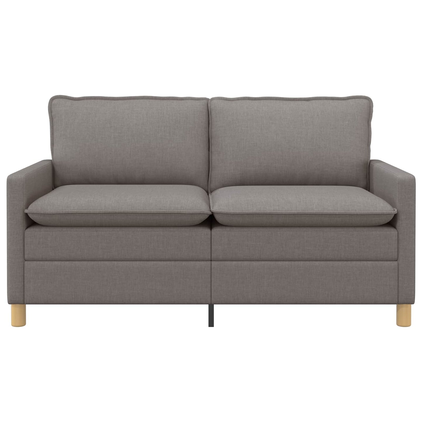 vidaXL Καναπές Taupe 156 x 81 x 87,5 εκ Ύφασμα