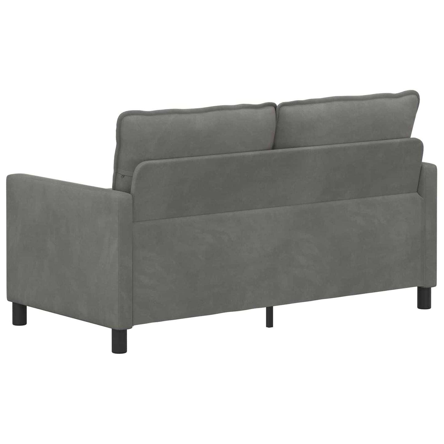 vidaXL Καναπές Σκούρο γκρι 156 x 81 x 87,5 εκ Βελούδο