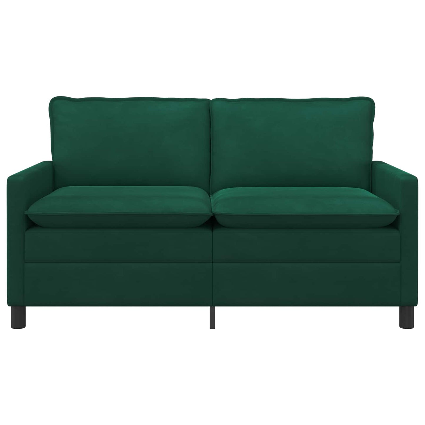 vidaXL Καναπές Σκούρο Πράσινο 156 x 81 x 87,5 εκ Βελούδο