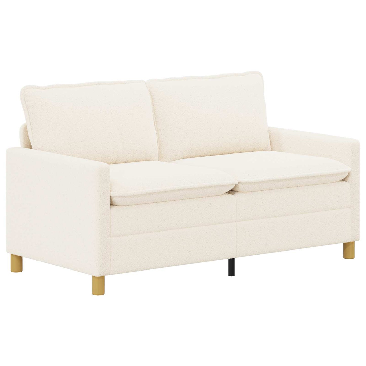 vidaXL Καναπές Κρεμ 156 x 81 x 87,5 εκ Ύφασμα