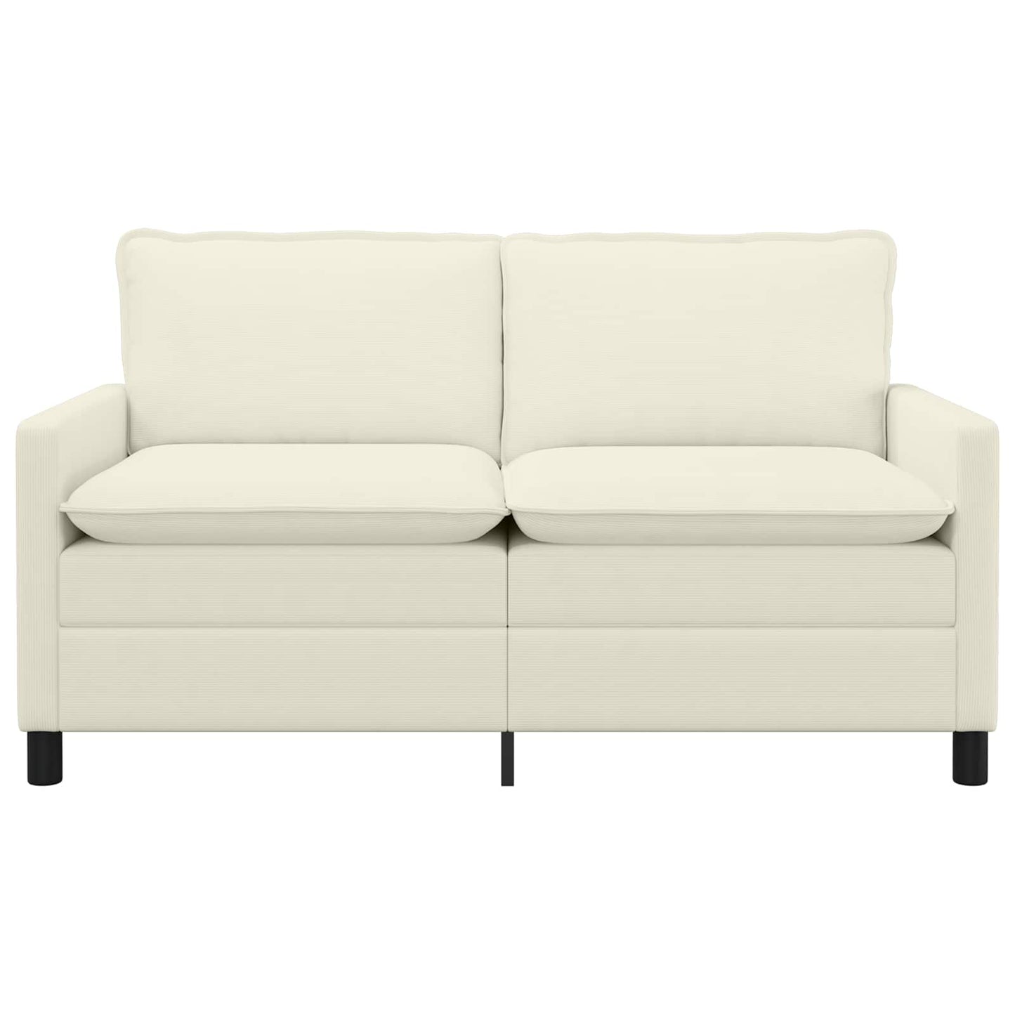 vidaXL Καναπές Κρεμ 156 x 81 x 87,5 εκ Ύφασμα