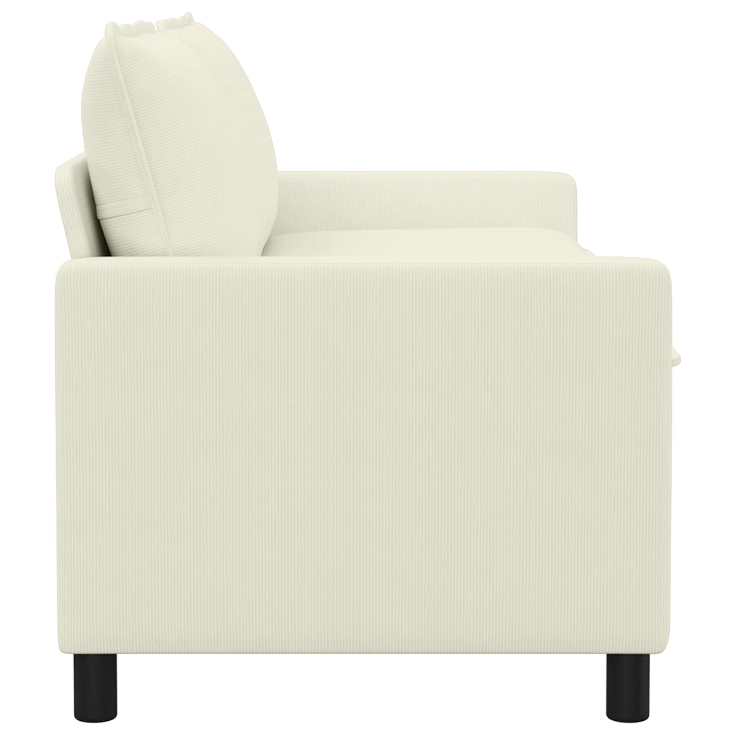 vidaXL Καναπές Κρεμ 156 x 81 x 87,5 εκ Ύφασμα