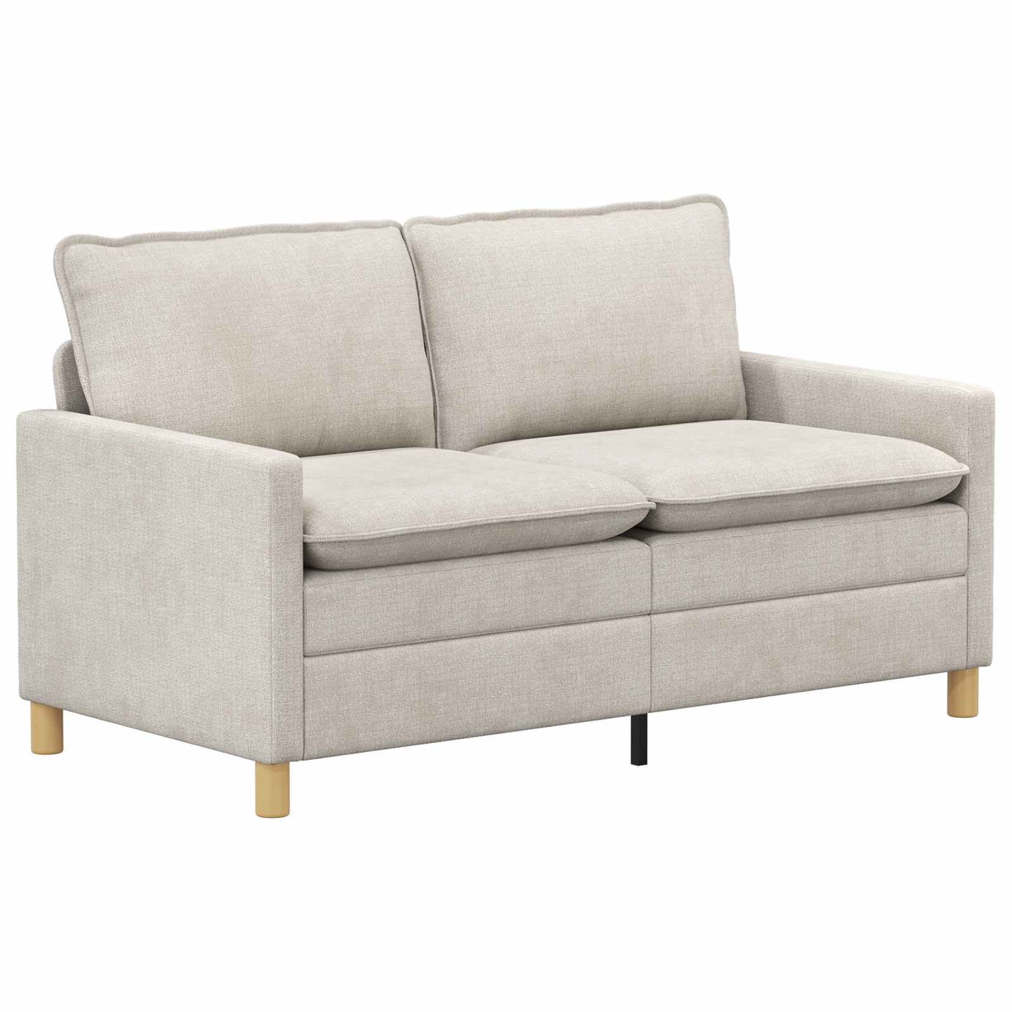 vidaXL Καναπές Κρεμ 156 x 81 x 87,5 εκ Πολυεστέρας