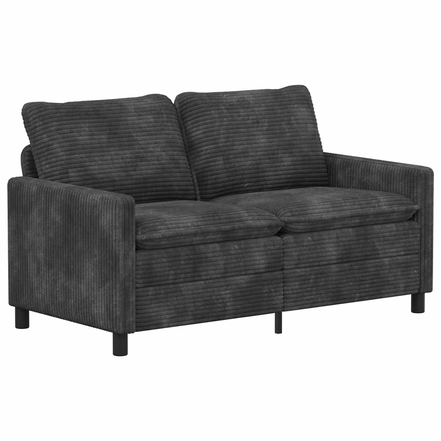 vidaXL Καναπές Σκούρο Γκρι 156 x 81 x 87,5 εκ Πολυεστέρας