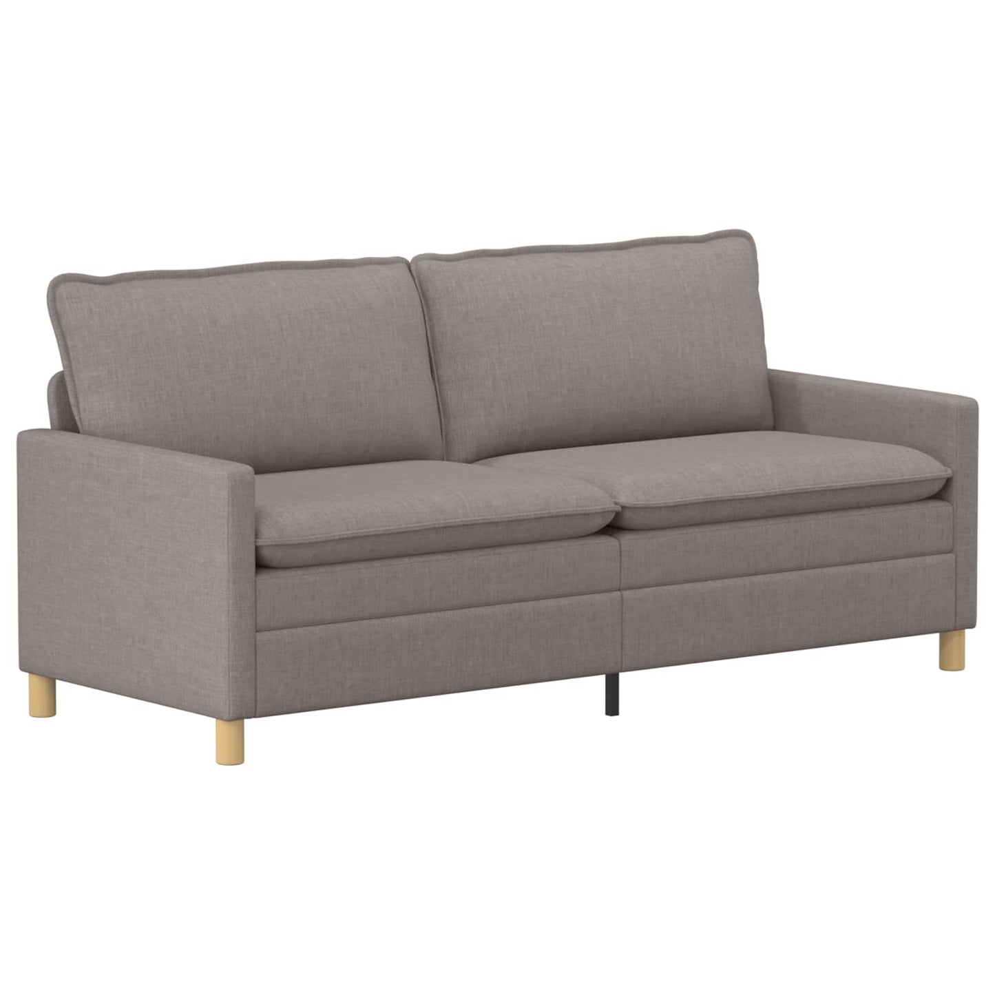 vidaXL Καναπές Taupe Ύφασμα