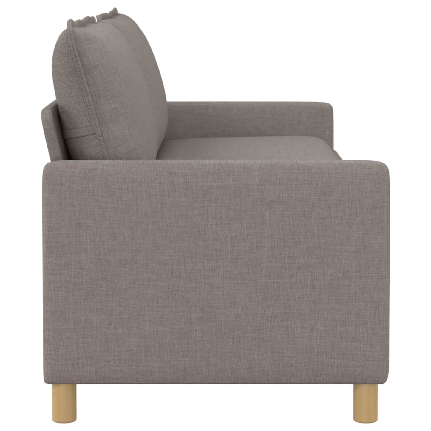 vidaXL Καναπές Taupe Ύφασμα