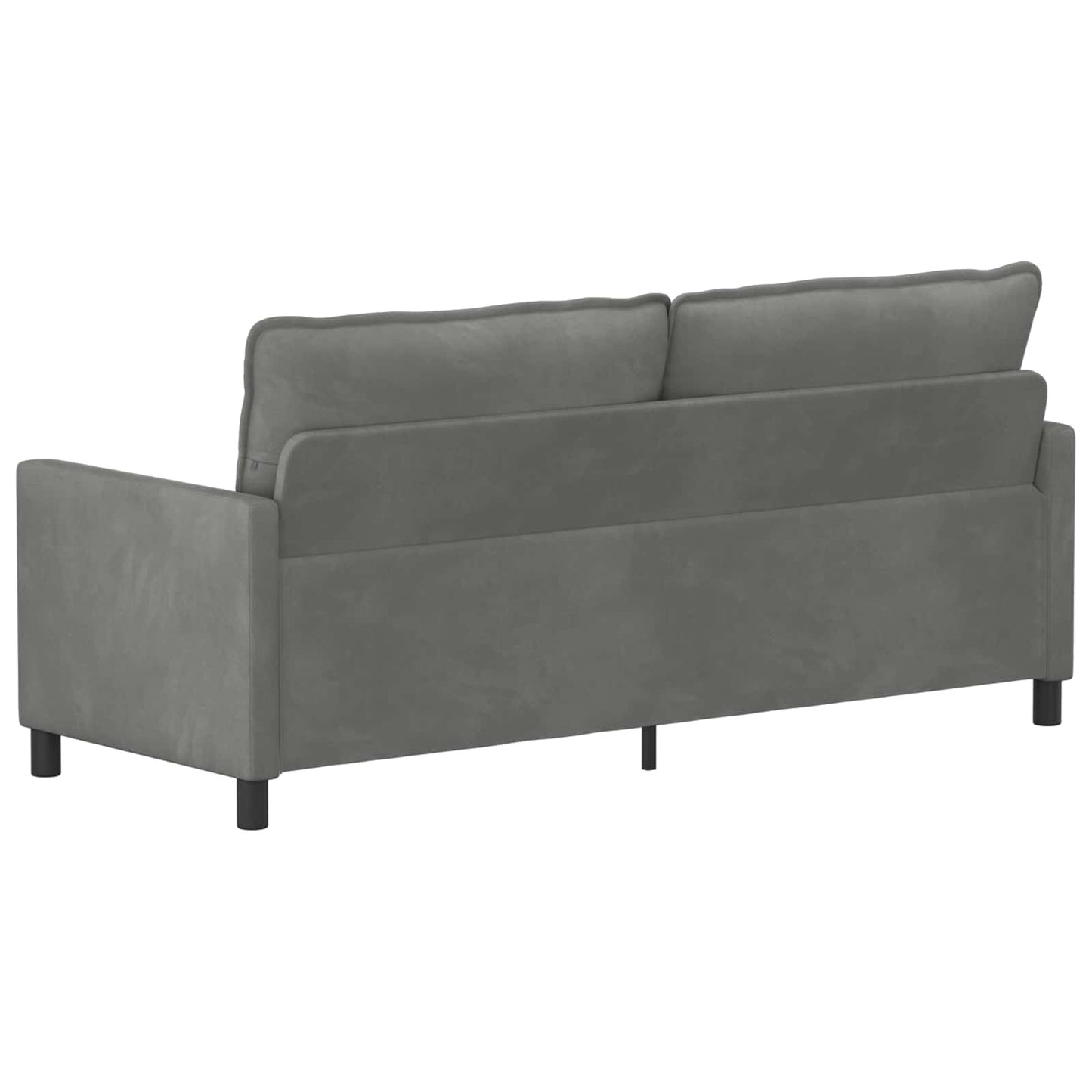 vidaXL Καναπές Σκούρο Γκρι 196 x 81 x 87,5 εκ. Βελούδο