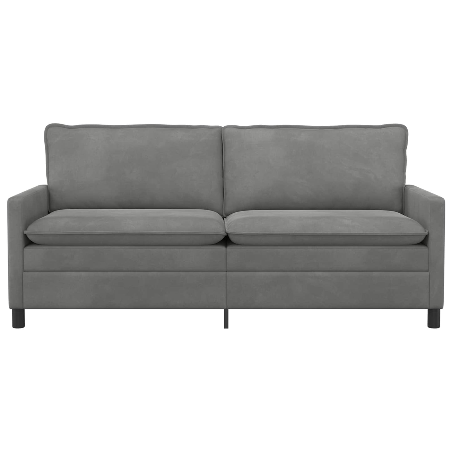 vidaXL Καναπές Σκούρο Γκρι 196 x 81 x 87,5 εκ. Βελούδο