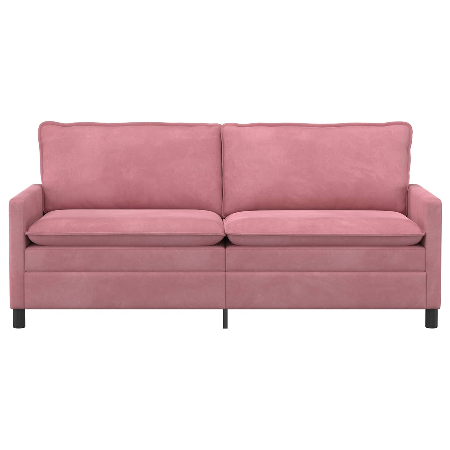 vidaXL Καναπές Ροζ 196 x 81 x 87,5 εκ. Βελούδο