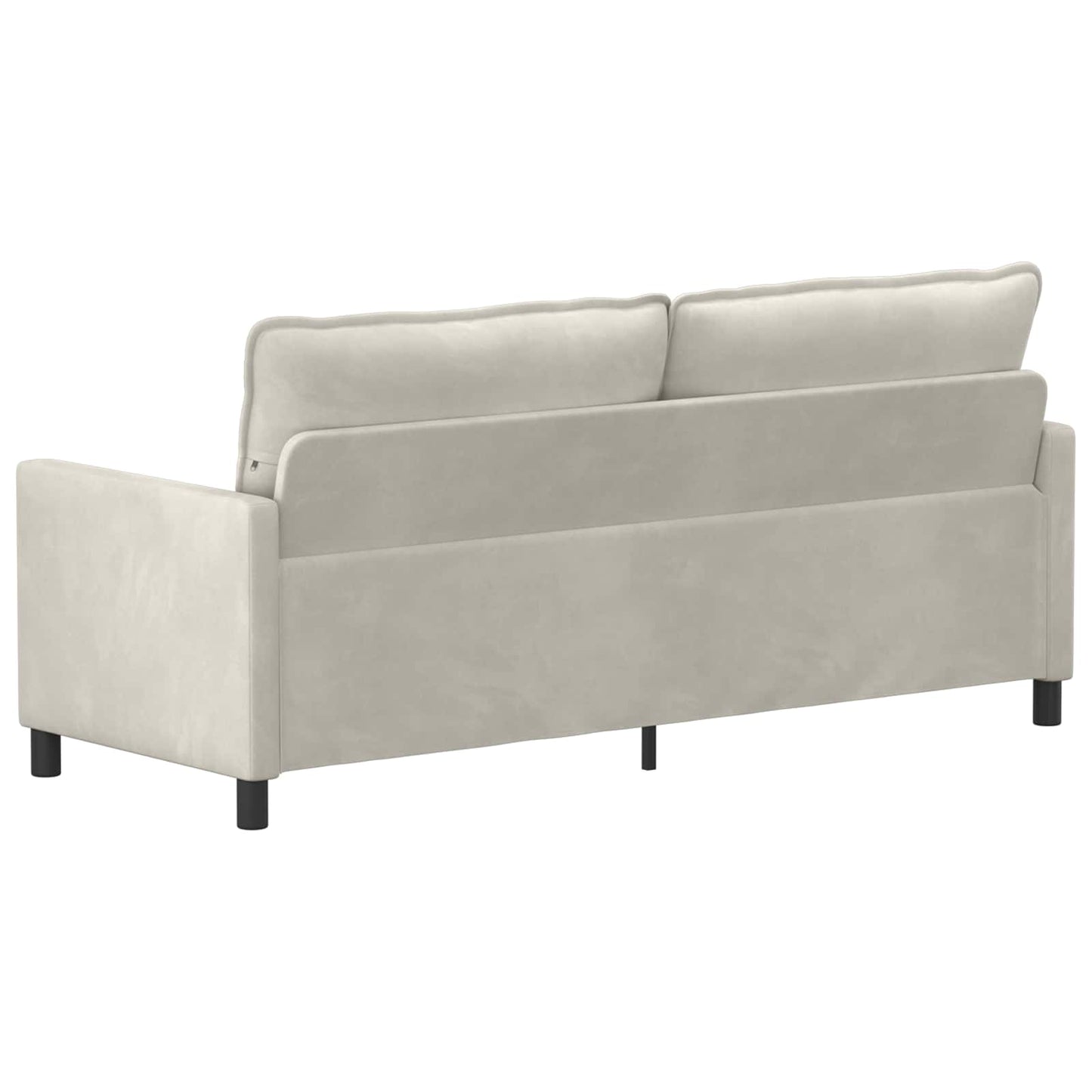 vidaXL Καναπές Κρεμ 196 x 81 x 87,5 εκ. Βελούδο
