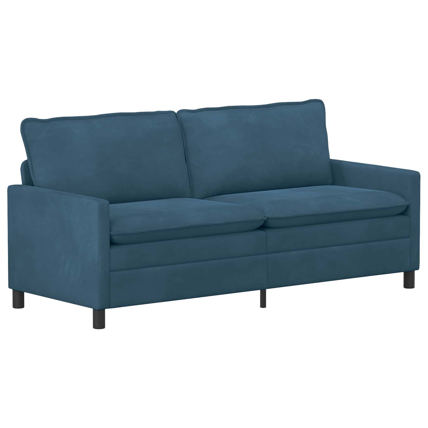 vidaXL Καναπές Μπλε 196 x 81 x 87,5 εκ. Βελούδο