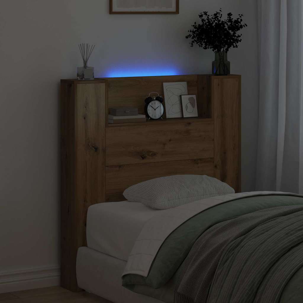 vidaXL Κεφαλάρι Artisan Oak 100 x 15 x 103,5 εκ. Επεξεργασμένο ξύλο