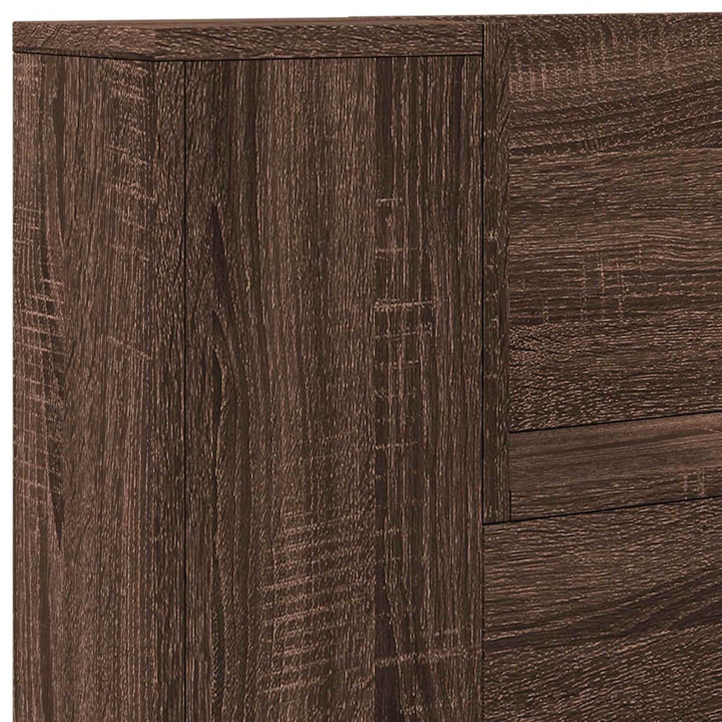 vidaXL Κεφαλάρι Καφέ δρυς 100 x 16,5 x 103,5 cm Επεξεργασμένο ξύλο