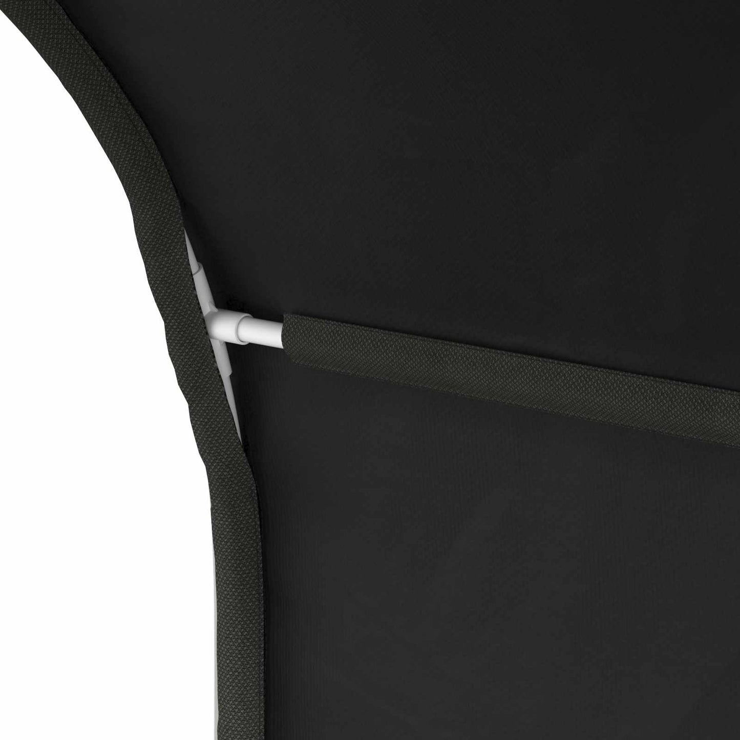 vidaXL Κρεβάτι Τούνελ 2 pcs Μαύρο 211 x 52,5 x 2 εκ Πολυεστέρας