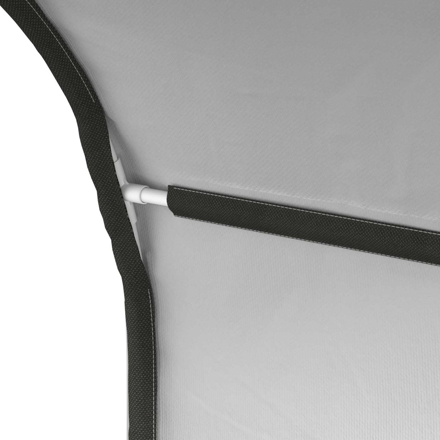 vidaXL Κρεβάτι Τούνελ 2 pcs Λευκό 211 x 52,5 x 2 εκ Πολυεστέρας