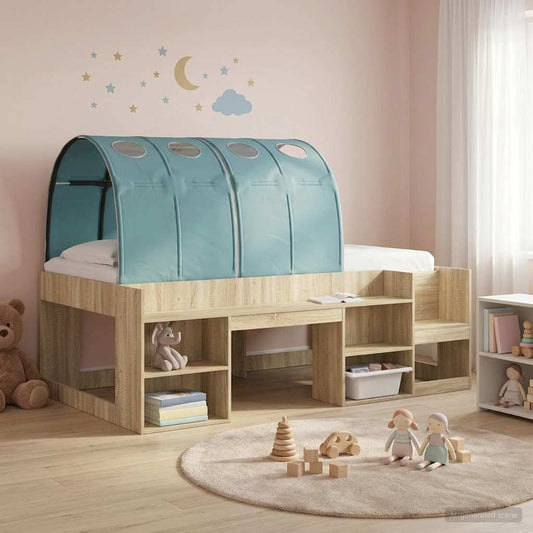 vidaXL Κρεβάτι Τούνελ 2 pcs Γαλάζιο 211 x 67.5 x 2 εκ. Πολυεστέρας