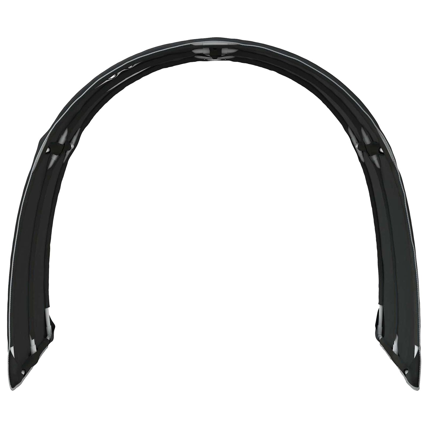 vidaXL Κρεβάτι Τούνελ 2 pcs Μαύρο 211 x 67.5 x 2 εκ. Πολυεστέρας