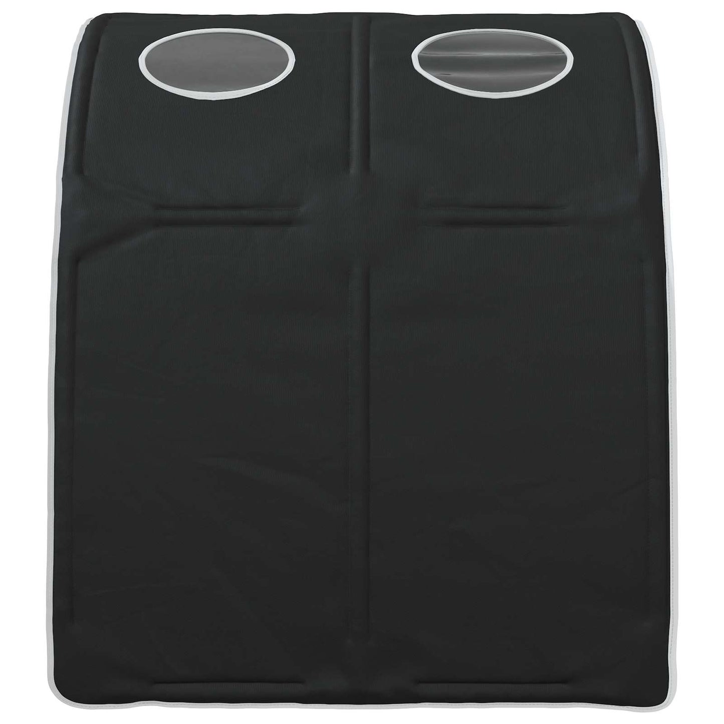 vidaXL Κρεβάτι Τούνελ 2 pcs Μαύρο 211 x 67.5 x 2 εκ. Πολυεστέρας