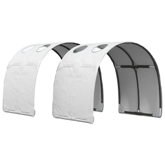 vidaXL Κρεβάτι Τούνελ 2 pcs Λευκό 211 x 67.5 x 2 εκ. Πολυεστέρας