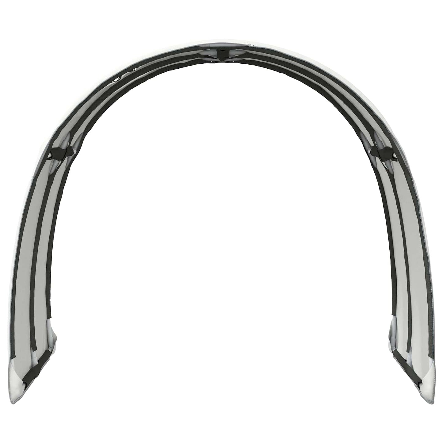 vidaXL Κρεβάτι Τούνελ 2 pcs Λευκό 211 x 67.5 x 2 εκ. Πολυεστέρας