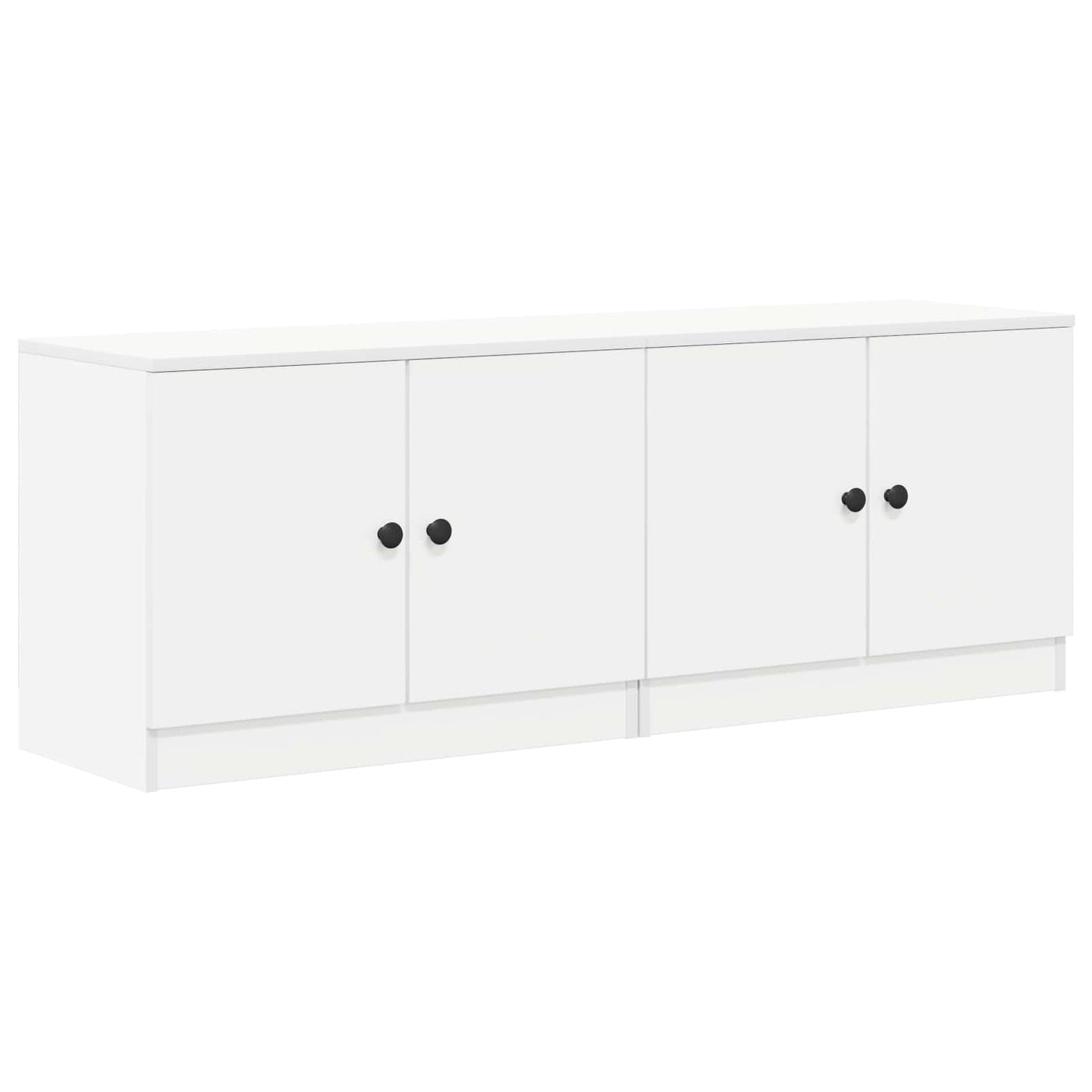 vidaXL Ντουλάπα Αποθήκευσης για Κρεβάτι σε Loft 2 τεμ. Λευκό