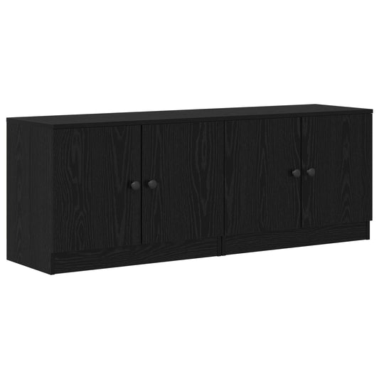 vidaXL Ντουλάπα Αποθήκευσης για Κρεβάτι σε Loft 2 τμχ. Μαύρη Δρυς