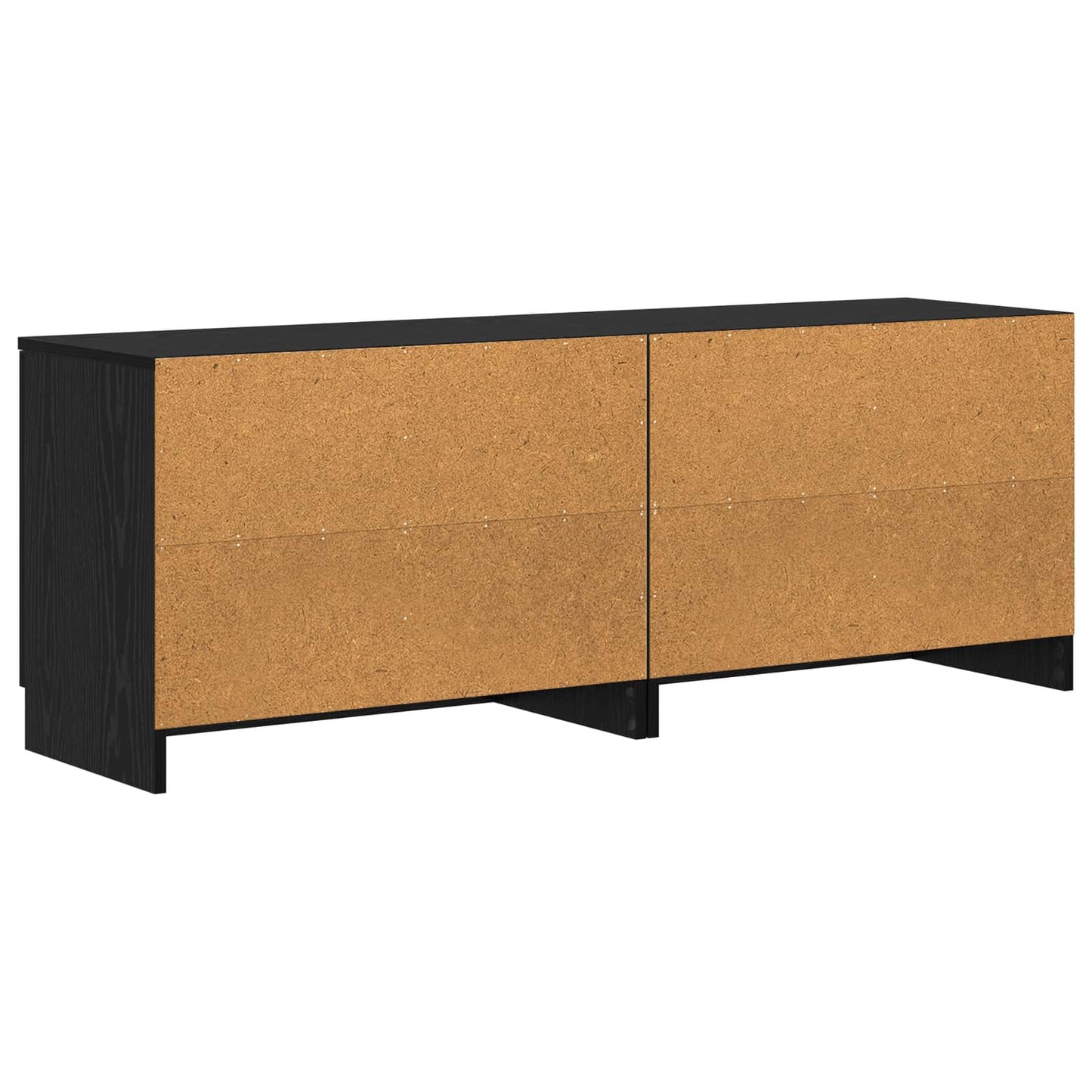 vidaXL Ντουλάπα Αποθήκευσης για Κρεβάτι σε Loft 2 τμχ. Μαύρη Δρυς
