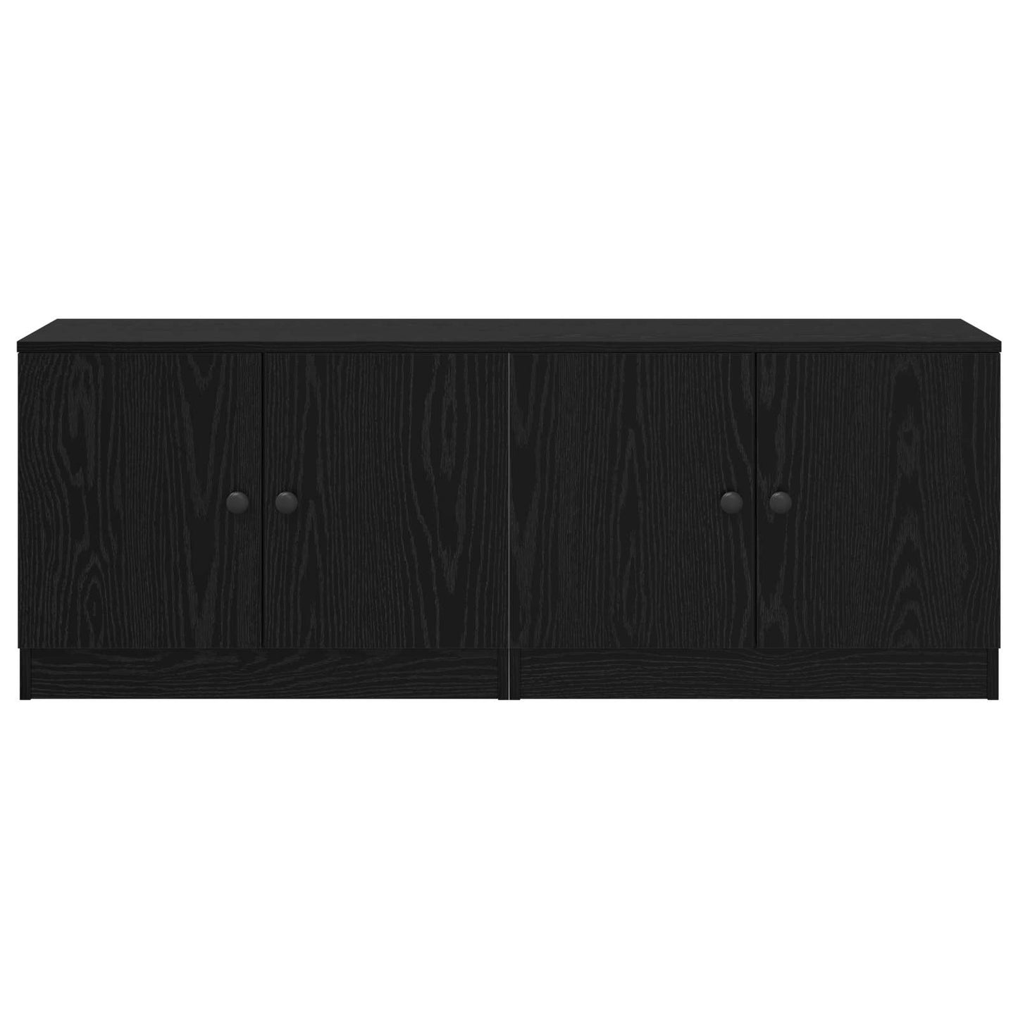 vidaXL Ντουλάπα Αποθήκευσης για Κρεβάτι σε Loft 2 τμχ. Μαύρη Δρυς