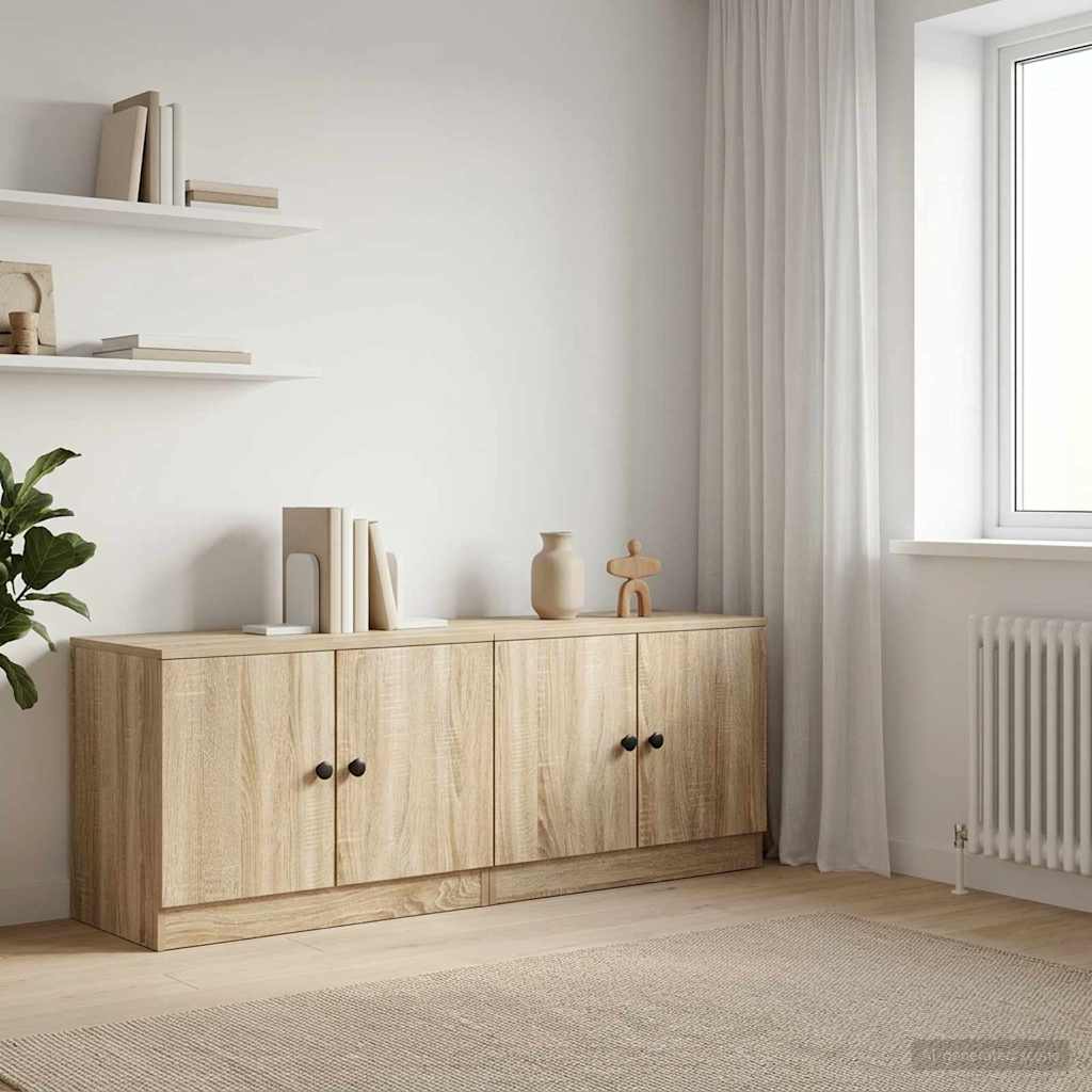 vidaXL Ντουλάπα Αποθήκευσης για Κρεβάτι σε Loft 2 τεμ. Sonoma Δρυς