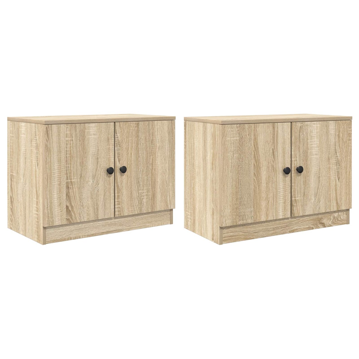 vidaXL Ντουλάπα Αποθήκευσης για Κρεβάτι σε Loft 2 τεμ. Sonoma Δρυς