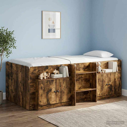 vidaXL Ντουλάπα Αποθήκευσης για Κρεβάτι σε Loft 2 τμχ.