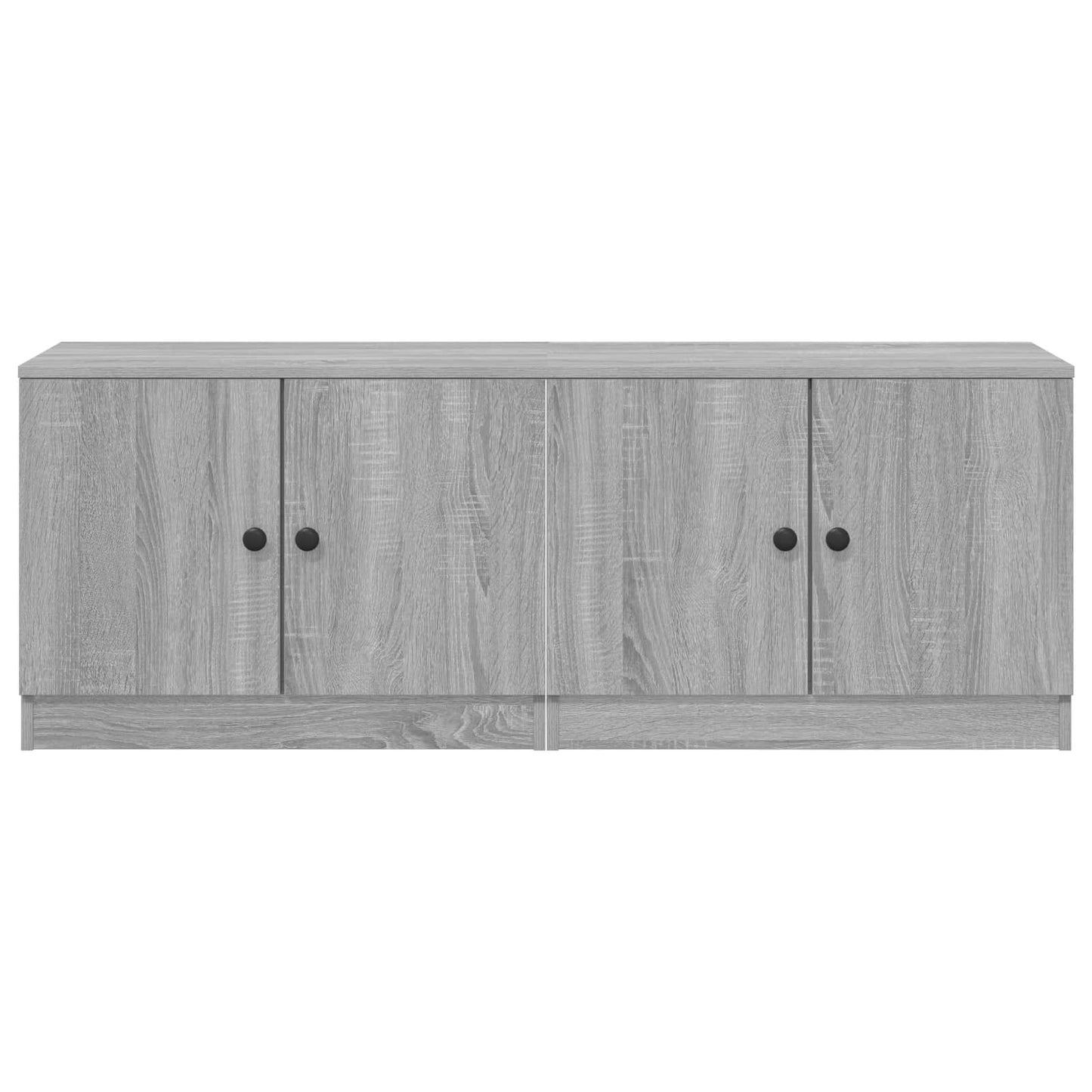 vidaXL Ντουλάπα Αποθήκευσης για Κρεβάτι σε Loft 2 τμχ. Γκρι Sonoma
