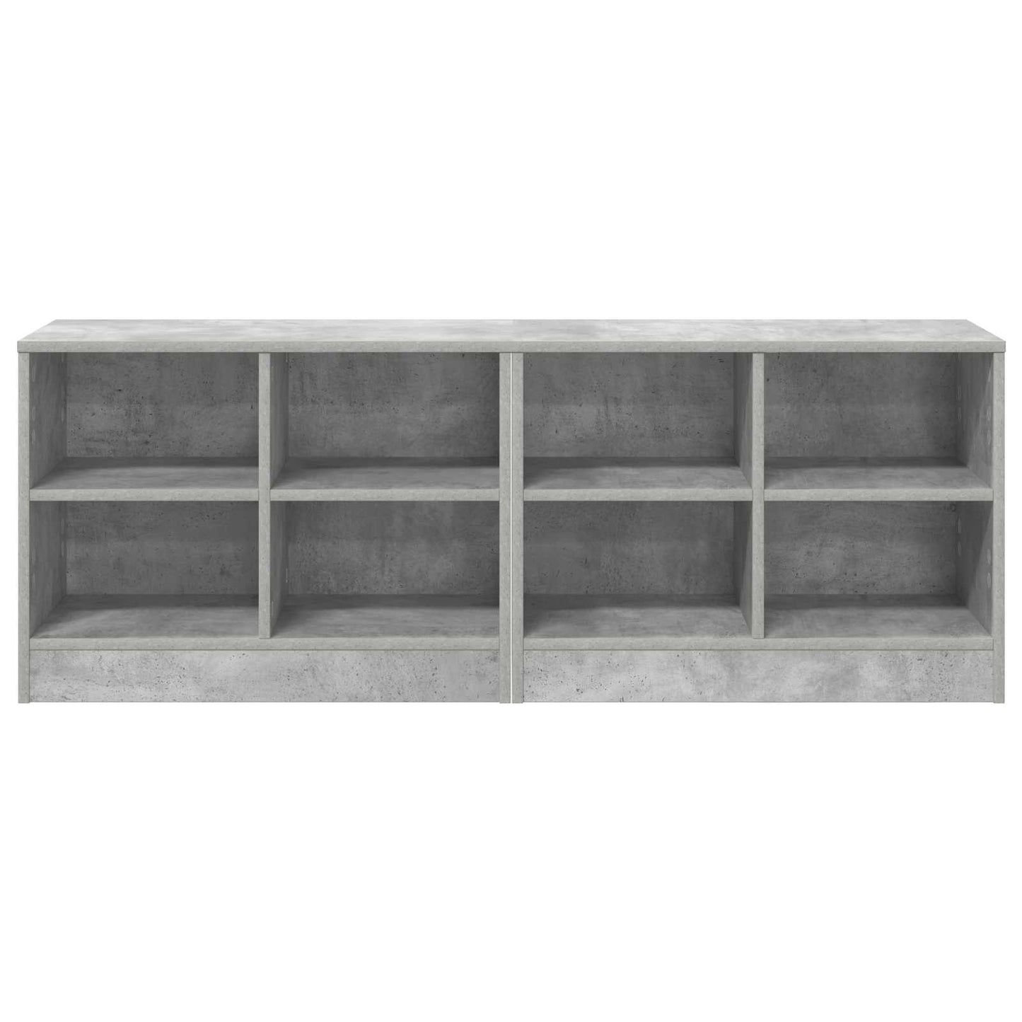 vidaXL Ντουλάπι κρεβατιού 2 pcs Γκρι Σκυροδέματος 66 x 33 x 48 εκ.