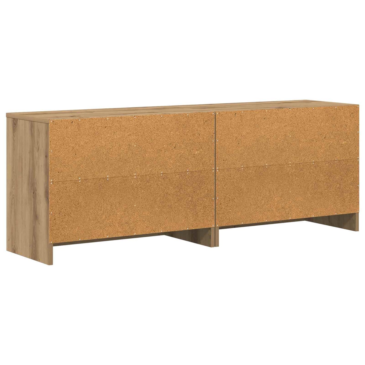 vidaXL Ντουλάπι κρεβατιού με ράφι 2 pcs Artisan Δρυς 66 x 33 x 48 εκ.