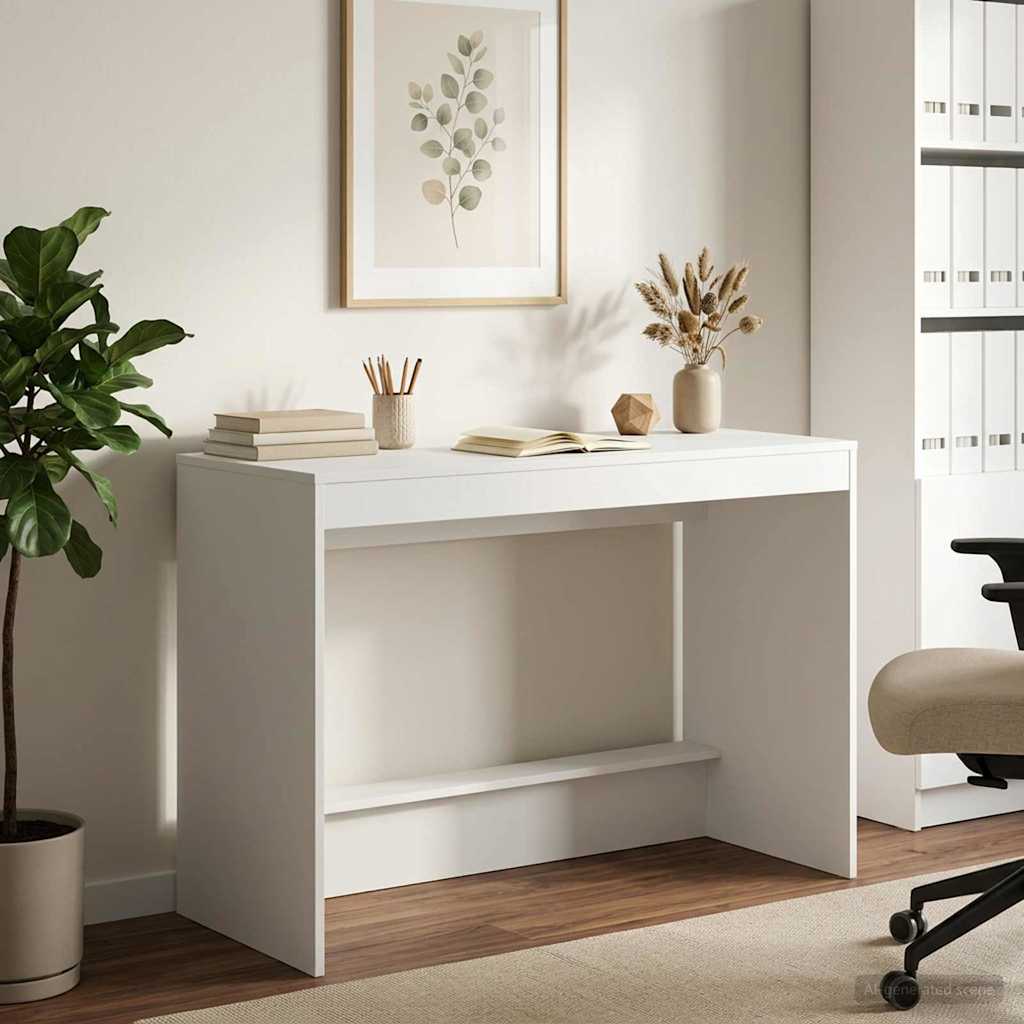 vidaXL Κρεβάτι Γραφείο Λευκό 100 x 45 x 75 cm Επεξεργασμένο ξύλο